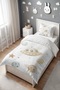 Space Travelers Patterned Single Baby Kids Bedding Set - 3