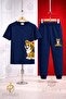 Children's Kaplan Left Side Printed 3-Piece T-Shirt and Tracksuit Set - 4