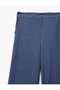 Pocket Detail Elastic Waist Wide Leg Pants - 5