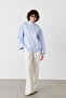 Knot Tie-Detail Shirt Light Blue - 5