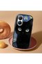 حافظة سيليكون سوداء متوافقة مع هاتف Poco X7 Pro مع حماية للكاميرا ماصّ للصدمات كاميرا كات منقوش - 2