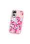 Redmi Note 12 Pro 4g Compatible Shock-Absorbing Camera Protected Pink Silicone Case Pony Patterned - 4