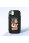 Samsung Galaxy A05 Compatible Shock-Absorbing Camera Protected Black Silicone Case Artistic Patterns