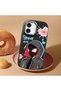 iPhone 17 Compatible Shock-Absorbing Camera Protected Black Silicone Case Spider-Man - 2