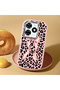 Tecno Spark Go 2024(Bg6) Compatible Shock-Absorbing Camera Protected Pink Silicone Case Leopard Printed I - 2