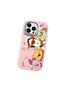 iPhone 14 Pro Max Compatible Shock-Absorbing Camera Protected Pink Silicone Case Cartoon Patterned - 3