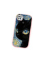 Redmi 9C/10A Compatible Shock-Absorbing Camera Protected Pink Silicone Case Cat Patterned - 3