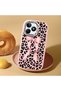 Realme Note 50 Compatible Shock-Absorbing Camera Protected Pink Silicone Case Leopard Printed I - 2