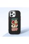 Redmi 12 4G/5G Compatible Shock-Absorbing Camera Protected Black Silicone Case Artistic Patterns