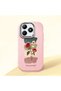 Realme Note 60/60X Compatible Shock-Absorbing Camera Protected Pink Silicone Case Artistic Patterns