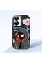 Realme C55 Compatible Shock-Absorbing Camera Protected Black Silicone Case Spider-Man