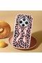 Redmi A4 Compatible Shock-Absorbing Camera Protected Pink Silicone Case Leopard Printed I - 2