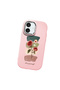 iPhone 17 Compatible Shock-Absorbing Camera Protected Pink Silicone Case Artistic Patterns - 3