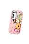 Oppo A5 4G/5G Compatible Shock-Absorbing Camera Protected Pink Silicone Case Cartoon Patterned - 3