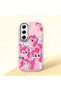 Tecno Camon 40 Pro 5g(Cm7) Compatible Shock-Absorbing Camera Protected Pink Silicone Case Pony Patterned