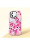 Redmi 12C Compatible Shock-Absorbing Camera Protected Pink Silicone Case Pony Patterned