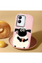 Vivo Y28 4g Compatible Shock-Absorbing Camera Protected Pink Silicone Case Lamb Patterned - 2
