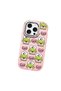 Pink Silicone Case Frog Princess with Shock-Absorbing Camera Protections Compatible with iPhone 16 Pro - 3