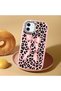 iPhone 11 Compatible Shock-Absorbing Camera Protected Pink Silicone Case Leopard Printed I - 3