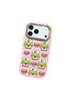 Pink Silicone Case Frog Princess with Shock-Absorbing Camera Protections Compatible with iPhone 17 Pro Max - 3