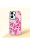 Redmi Note 13 Pro Plus+ 5g Compatible Shock-Absorbing Camera Protected Pink Silicone Case Pony Patterned