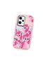 Redmi Note 12 Pro 5g Compatible Shock-Absorbing Camera Protected Pink Silicone Case Pony Patterned - 4