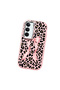 Realme C75 4g Compatible Shock-Absorbing Camera Protected Pink Silicone Case Leopard Printed I - 3