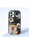 Poco X5 Compatible Shock-Absorbing Camera Protected Black Silicone Case Dog Patterned