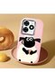 Tecno Spark 20/20C Compatible Shock-Absorbing Camera Protected Pink Silicone Case Lamb Patterned - 2