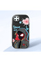 Realme C25Y/C21Y Compatible Shock-Absorbing Camera Protected Black Silicone Case Spider-Man
