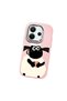 Redmi Note 14 4g Compatible Shock-Absorbing Camera Protected Pink Silicone Case Kuzu Patterned - 4