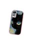 Redmi Note 12 Pro 4g Compatible Shock-Absorbing Camera Protected Pink Silicone Case Cat Patterned - 3