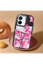 Vivo Y77T/Y78M Compatible Shock-Absorbing Camera Protected Black Silicone Case Pony Patterned - 2