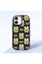 حافظة من السيليكون الأسود متوافقة مع هاتف iPhone 17 مع حماية للكاميرا ماصّ للصدمات من نوع Frog Princess