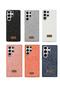 Samsung S26 Ultra Compatible Impact Resistant Sparkling Stone Detailed Melted Silicone Case Black - 2