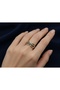 Gold Color Zircon Stone Infinity Figured Adjustable Steel Ring - Does Not Tarnish - 2