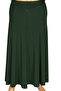 Women's Safa Sandy Fabric Piece Fish Unlined Quality Summer Large Size Mom Skirt