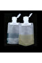 Foldable Travel Refill Bottle Set of 3 – 14X8 cm Leak-Proof Cosmetic Carrying Bag with Screw-On Lids - 4