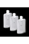 Foldable Travel Refill Bottle Set of 3 – 14X8 cm Leak-Proof Cosmetic Carrying Bag with Screw-On Lids - 2