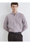 Nevavm Regular Fit Striped Men's Shirt with Difference