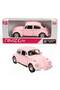 1:32 Pink Series Die Cast Model Car - Volkswagen Beetle