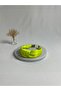 Pistachio Green Satin Knotted Crown Headband - 3
