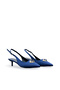 Women's Satin Medium Heel Stiletto Colorful Buckle Detail - 2