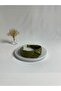 Pistachio Green Leather Knot Crown Headband - 2