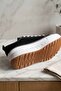 Women's Black Canvas High Platform Sole Pack Sneakers Shoes - 7
