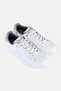 Women Brand Logo Lace Up Casual Shoes, White - 2