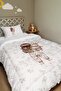 Little Rabbit Friend Patterned Single Duvet and Pillowcase