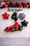 Race Car Themed Birthday Balloon Decoration Set for 1-9 Years Old Party Decoration Set with Happy Birthday Written