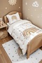 Mother Earth Rainbow Patterned Single Duvet and Pillowcase - 4