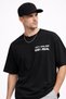 Men's Oversized Summer Design Printed Stylish T-Shirt in Cotton Colors